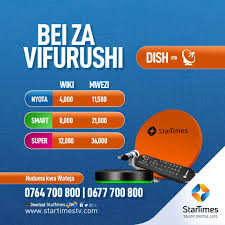 Vifurushi vya Startimes na Bei Zake Mpya 2024