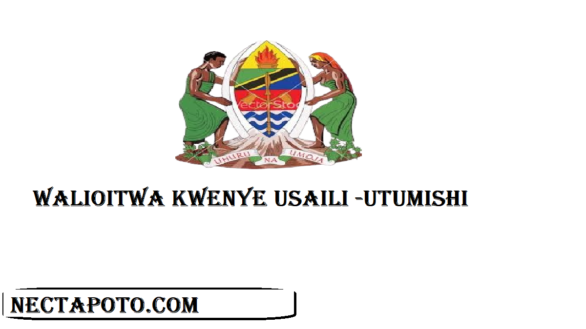 Majina Ya Walioitwa Kwenye Usaili UTUMISHI Na Ajira Portal 2024