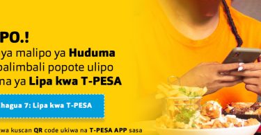 Ada za Lipa kwa T-PESA – Makato ya Lipa kwa T-PESA 2024